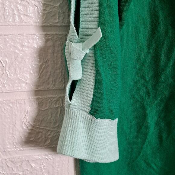 Lilly Pulitzer Larabee Cotton Sweater XL Emerald Isle - Picture 5 of 11